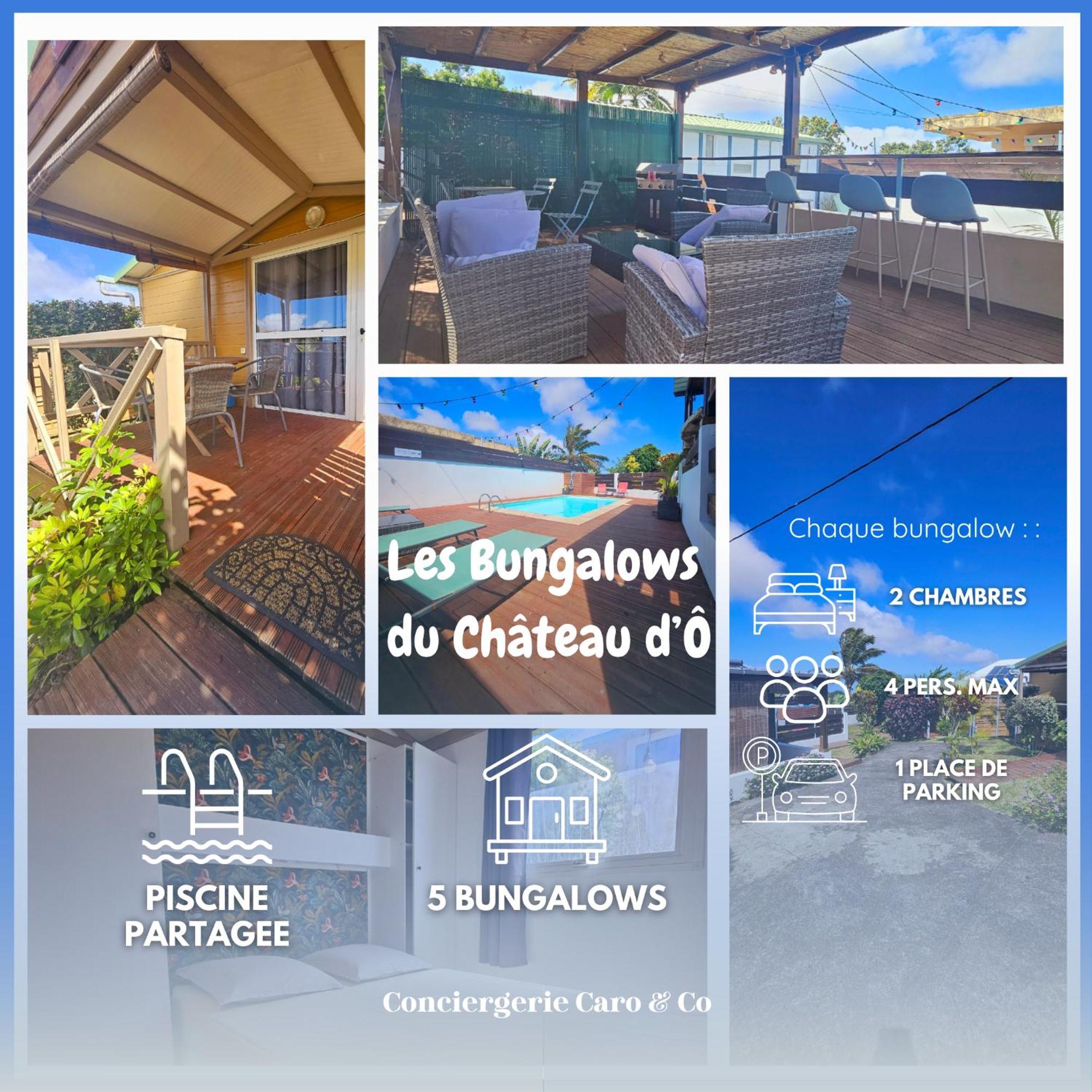 Les Bungalows Du Chateau D'O Petite-Ile Exterior photo